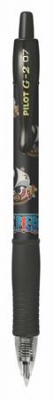 Zseléstoll, 0,32 mm, nyomógombos, PILOT "G-2 One Piece", fekete