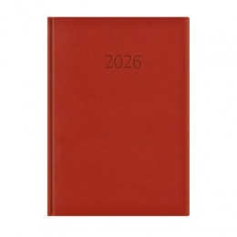 Naptár, tervező, A4, napi, TOPTIMER &quot;Wide&quot;, bordó