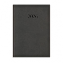 Naptár, tervező, A4, napi, TOPTIMER &quot;Wide&quot;, fekete